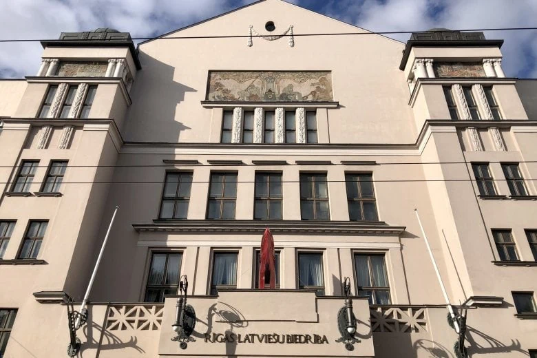 Rigaer Haus der Lettischen Gesellschaft 